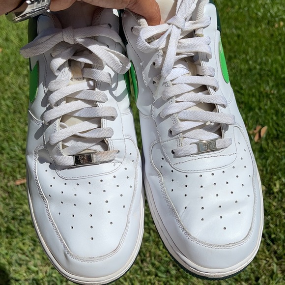 Nike Air Force -1 ‘82. Size 15 Green White sneaker - Picture 13 of 13
